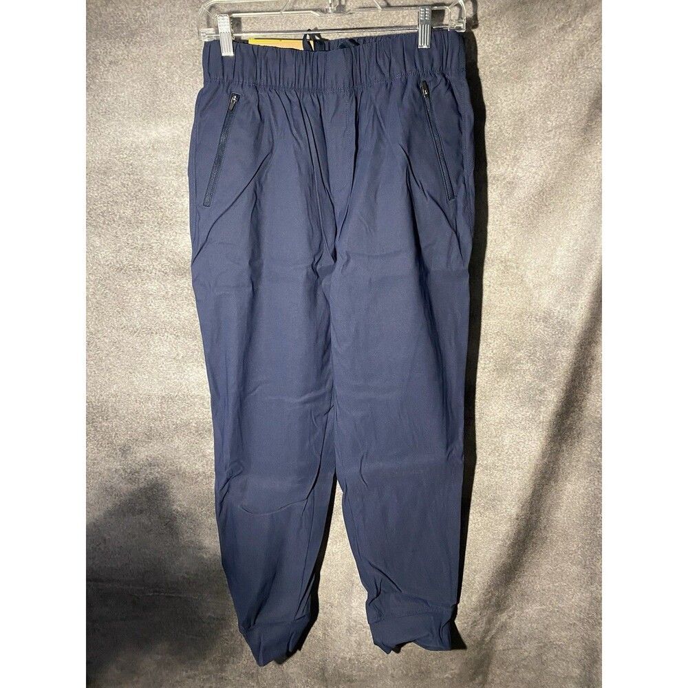 Eddie Bauer Women’s Fleece Lined Pants Size 6 Navy Blue Insulated Joggers NWT